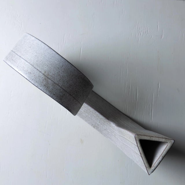 1960s Cornovaso Ceramic Vase by Alessio Tasca, 1970s For Sale - Image 5 of 9