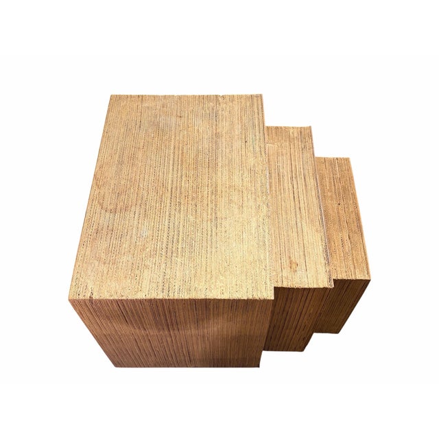1970s 1970s Nesting Tables Attributed to Frank Gehry For Sale - Image 5 of 5