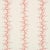 Schumacher Coral Stripe Wallpaper In Coral For Sale