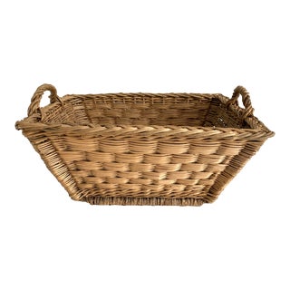 1950s French Market Basket For Sale