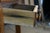 Antique Early American Sheraton Style Oak Farmhouse Side Work Table W/ Drawer For Sale - Image 9 of 15
