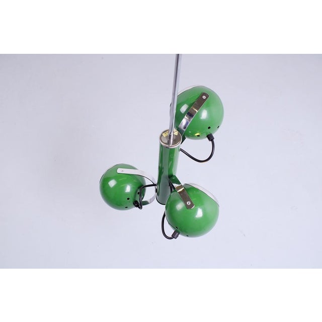 Adjustable Green Eyeball Pendant Lamp from Herda, 1970s For Sale - Image 14 of 18