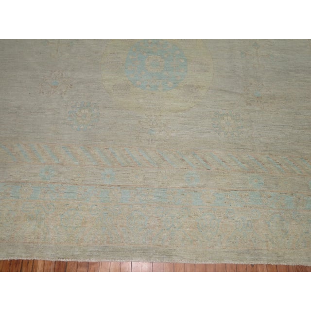 Late 20th Century Large Khotan Rug - 12'6" x 16' For Sale In New York - Image 6 of 13