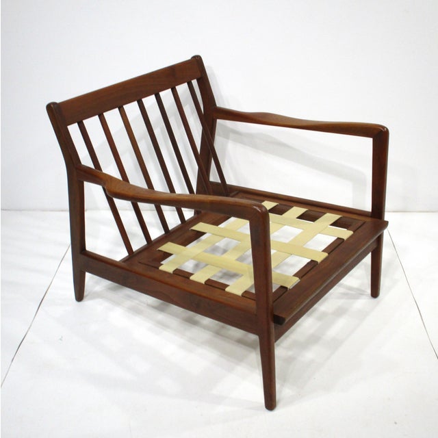 Folke Ohlsson Walnut Lounge Chair by Dux For Sale - Image 9 of 11