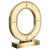 Gold Collection Orione Alabastro Table Lamp in Metal and Crystal by Jago For Sale - Image 8 of 8