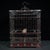 A magnificent vintage Chinese birdcage intricately crafted from dark rosewood (Hong Suanzhi). The cage features fine...
