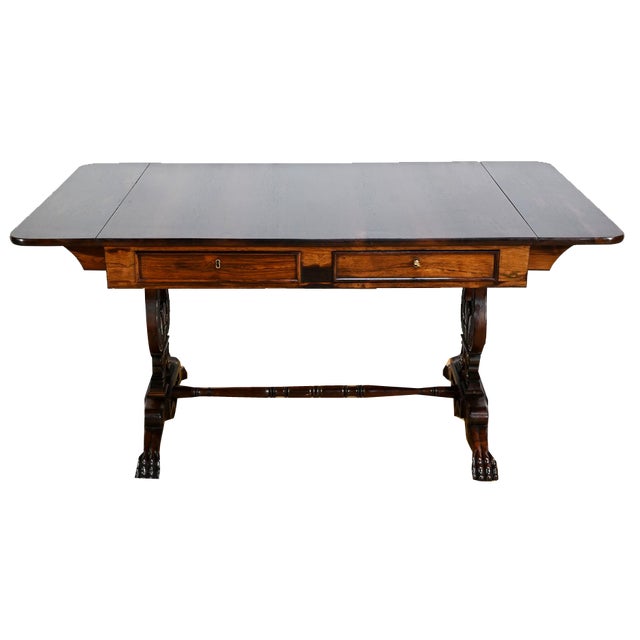 Early 19th Century Office Table with Shutters For Sale
