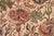 Shabby Chic Floral 1990's Pak-Persian Ivory/Blue Wool Rug - 6'1'' X 9'1'' For Sale - Image 4 of 9