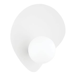 Mitzi Leni 1-Light Wall Sconce, Textured White For Sale