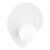 Mitzi Leni 1-Light Wall Sconce, Textured White For Sale