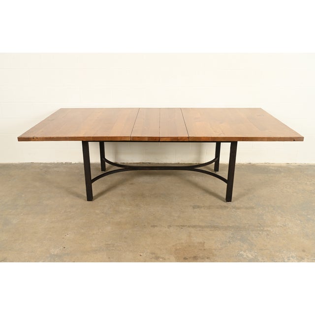 Early 21st Century L. & J. G. Stickley Mission Oak Arts & Crafts Extension Dining Table For Sale - Image 5 of 17