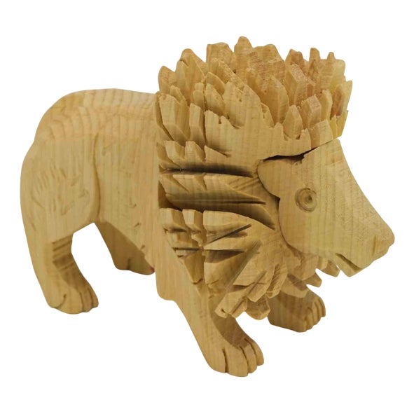 Ferdinando Codognotto, Lion, 2023, Wood For Sale