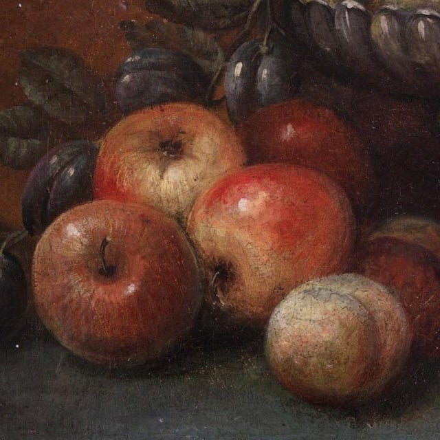 Italian Artist, Still Life Painting, 1750, Oil on Canvas For Sale - Image 13 of 16