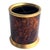 Metal Vintage Faux Tortoise/Brass Accent Pencil Holder by Lerche Solingen For Sale - Image 7 of 13