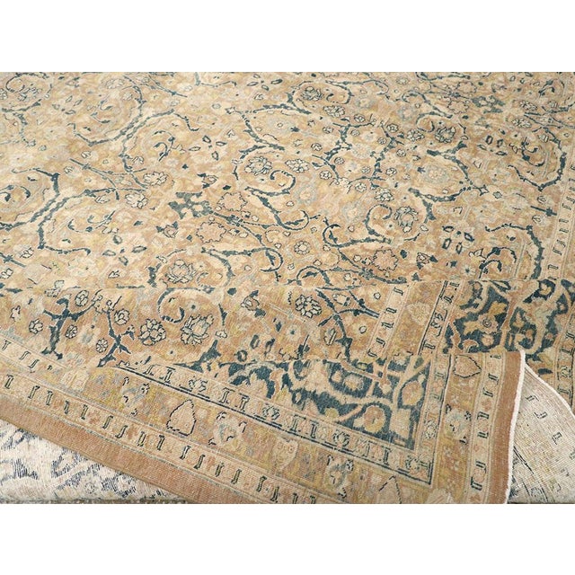 Galerie Shabab Collection Early 20th Century Persian Tabriz Carpet For Sale - Image 9 of 10