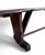 Rustic European Farmhouse Espresso Trestle Bench 54" For Sale - Image 9 of 9