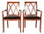 Bernhardt Regency Carved Mahogany Armchairs | Pair For Sale