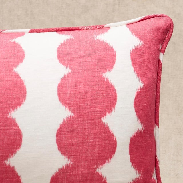 This pillow features Full Circle with a self welt finish. When an artisanal warp print meets a graphic stripe made of...