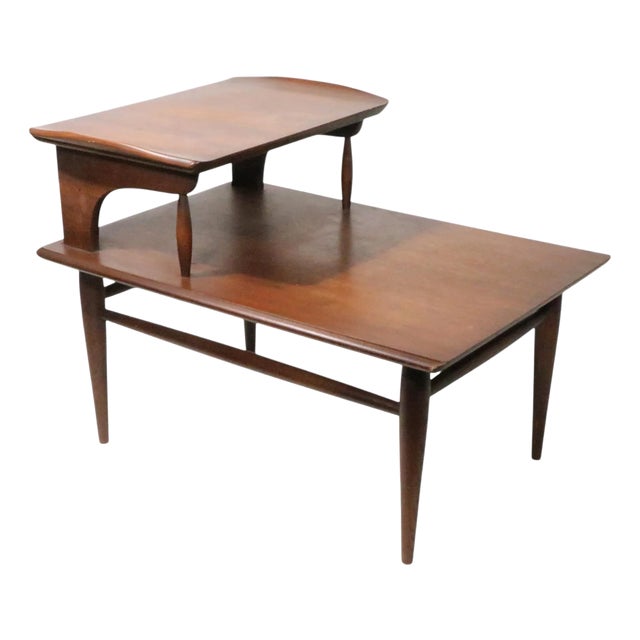 Mid Century Step End Table Bassett Artisan C 1950/60's For Sale