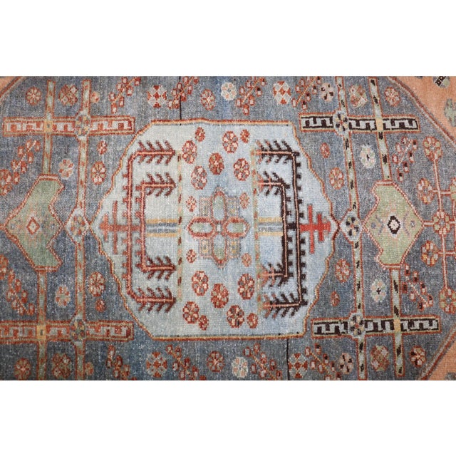 Textile Early 20th Century Persian Malayer Rug - 3'8" x 4'10" For Sale - Image 7 of 9