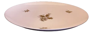 Romance Serving Plate in White Glazed Porcelain by Björn Wiinblad for Rosenthal