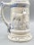 Statement Size German Lidded Stein W/ Hunting Motif Man Dog Stag For Sale - Image 9 of 12