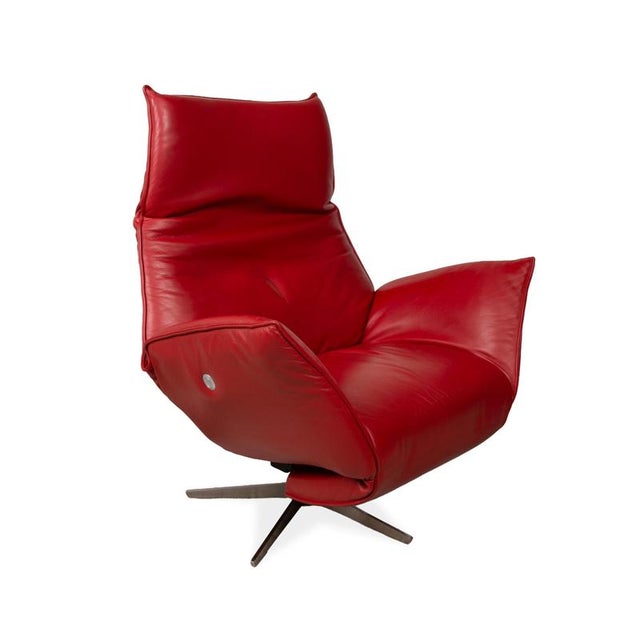 Modern Safira Leather Chair from Koinor For Sale - Image 3 of 14