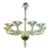 Murano Pale Green 12-Light Chandelier For Sale