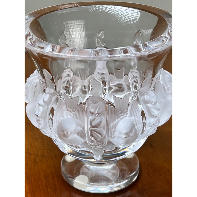 Vintage Lalique Dampierre Sparrow Footed Vase For Sale In Boston - Image 6 of 11