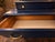 Navy Blue Vintage Gettysburg Furniture - Navy Blue Vanity With Mirror For Sale - Image 8 of 12