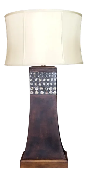 The Natural Light Mid-Century Modern Contemporary Ceramic Table Lamp With Shade 38"