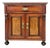 Antique Gründerzeit Walnut Veneer and Brass Fittings Vertiko Chest of Drawers, 1900 For Sale