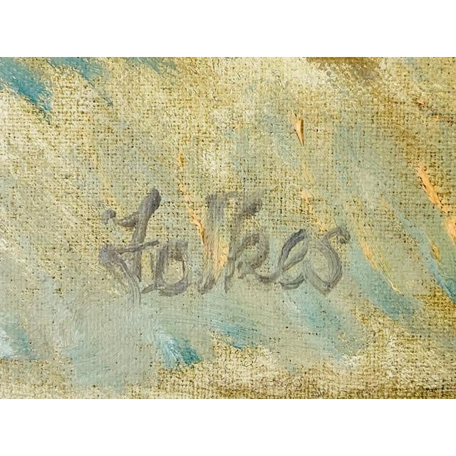 Late 20th Century Original Oil Lanscape For Sale - Image 5 of 17