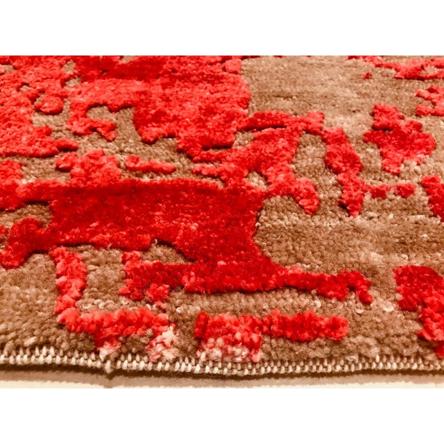 Vintage Tibetan Carpet, 1980s For Sale - Image 10 of 18