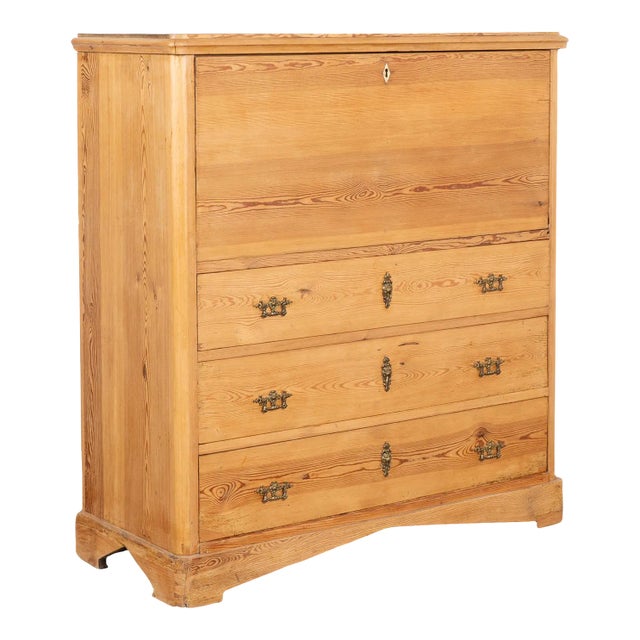 Swedish Pine Secretary, Circa 1860-80 For Sale