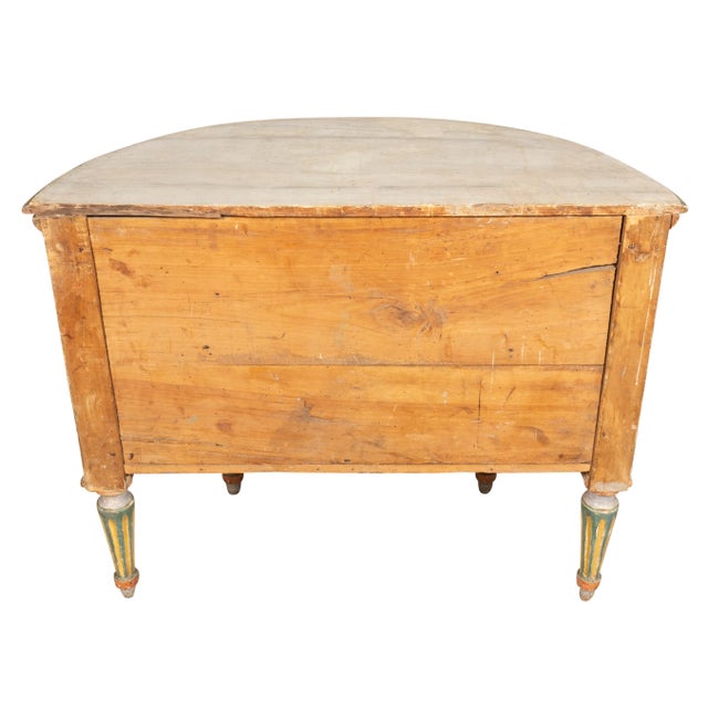 Italian Neoclassic Painted Commode For Sale - Image 11 of 12