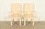 A sleek and stylish pair of Italian Modern or Postmodern high back armchairs or dining captain chairs In the manner of...