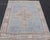 Textile Modern Tabriz Type Rug by Keivan Woven Arts in Soft Blue and Ivory 5'2 X 6'11 For Sale - Image 7 of 14
