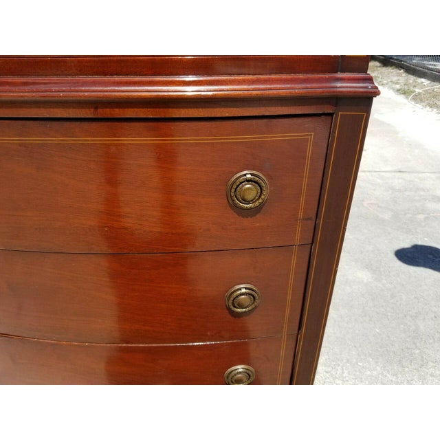 Antique Vanleigh Furniture of New York Mahogany Federal Style Highboy Dresser Chairish