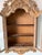 1970s Italian Hollywood Regency Carved Wood Two-Door Hanging Wall Cabinet For Sale - Image 9 of 13