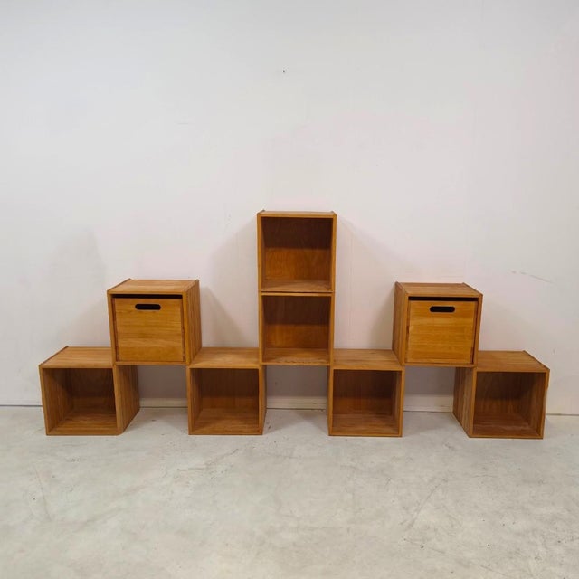 Wasa Modular Wall Unit Cubes, 1990s, Set of 10, in Very Good conditions. Designed 1990 to 1999 I have official proof of...