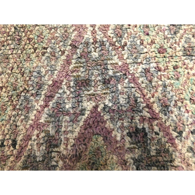 Vintage Hand Knotted Moroccan Rug. 6'3"x 9'5" For Sale - Image 13 of 16