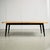 Mid-Century Modern Long Canadian Pinewood Table with Black Varnished Legs For Sale - Image 3 of 18