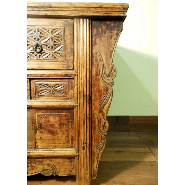 Brown Antique Chinese Altar Cabinet, Circa 1800-1849 For Sale - Image 8 of 11