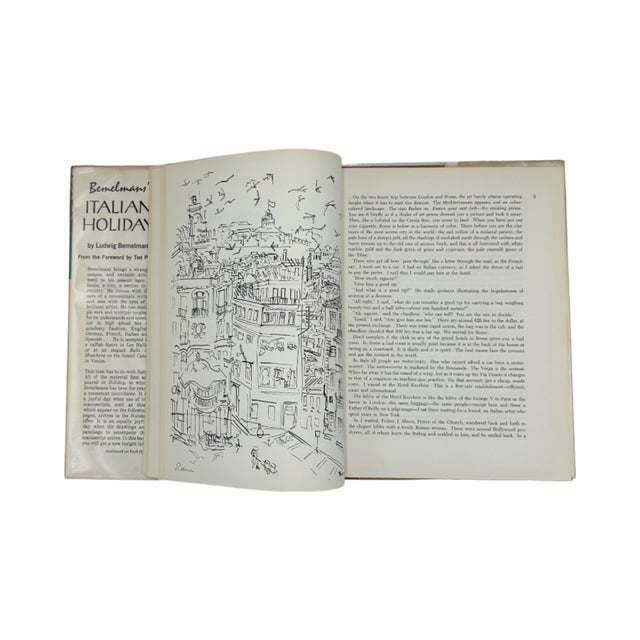 Italian Holiday by Ludwig Bemelmans 1961 Book 1st Edition Hardcover For Sale - Image 4 of 12