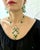 176ct Large Bead Emerald & 27 Ct Diamond Necklace & Earring Bridal Suite 18 Kt For Sale In New York - Image 6 of 8