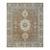 8x10 Brown Hand-Knotted Wool Triple Medallion Classic Traditional Carpet Rug For Sale