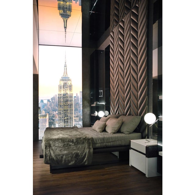 Patterned Leather Nightstand by Jacobo Ventura for C.A. Spanish Handicraft For Sale - Image 11 of 13