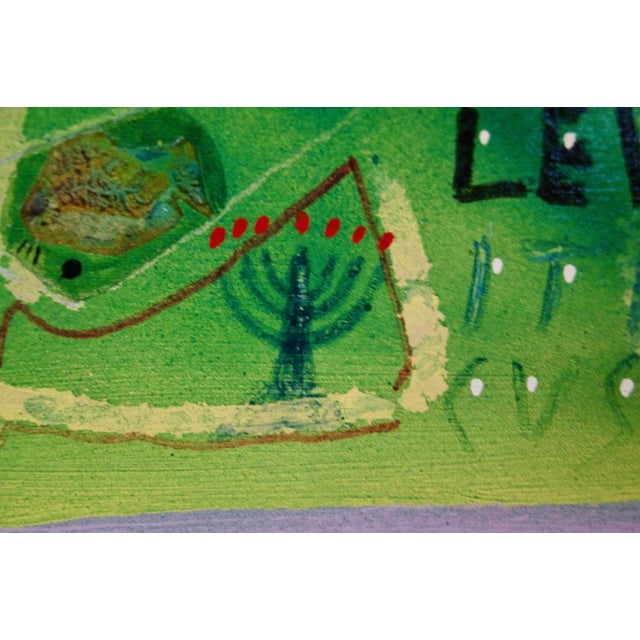 Leviticus, Late 20th-Century, Abstract Mixed Media on Wood by George De Goya, 1975 For Sale - Image 4 of 11