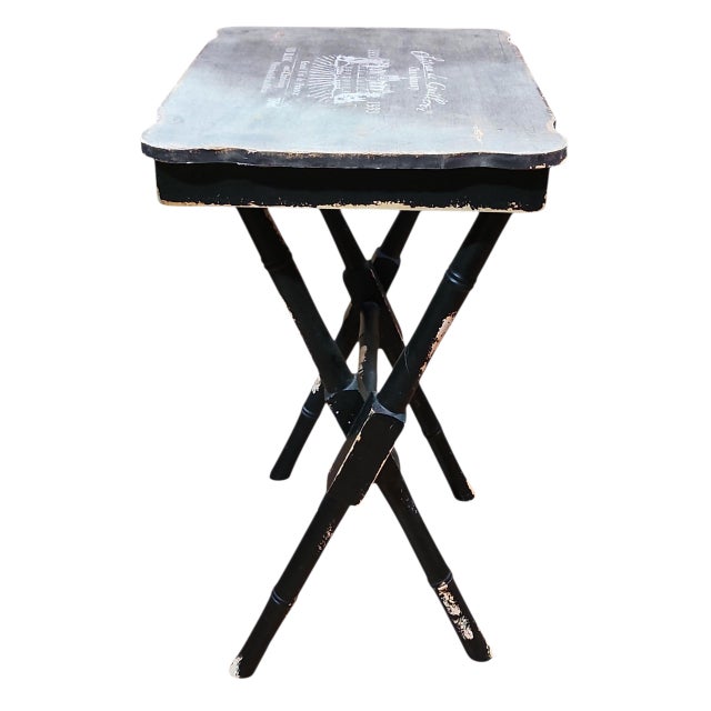 1980s 1980s Vintage Vineyard Folding Wine Table For Sale - Image 5 of 7